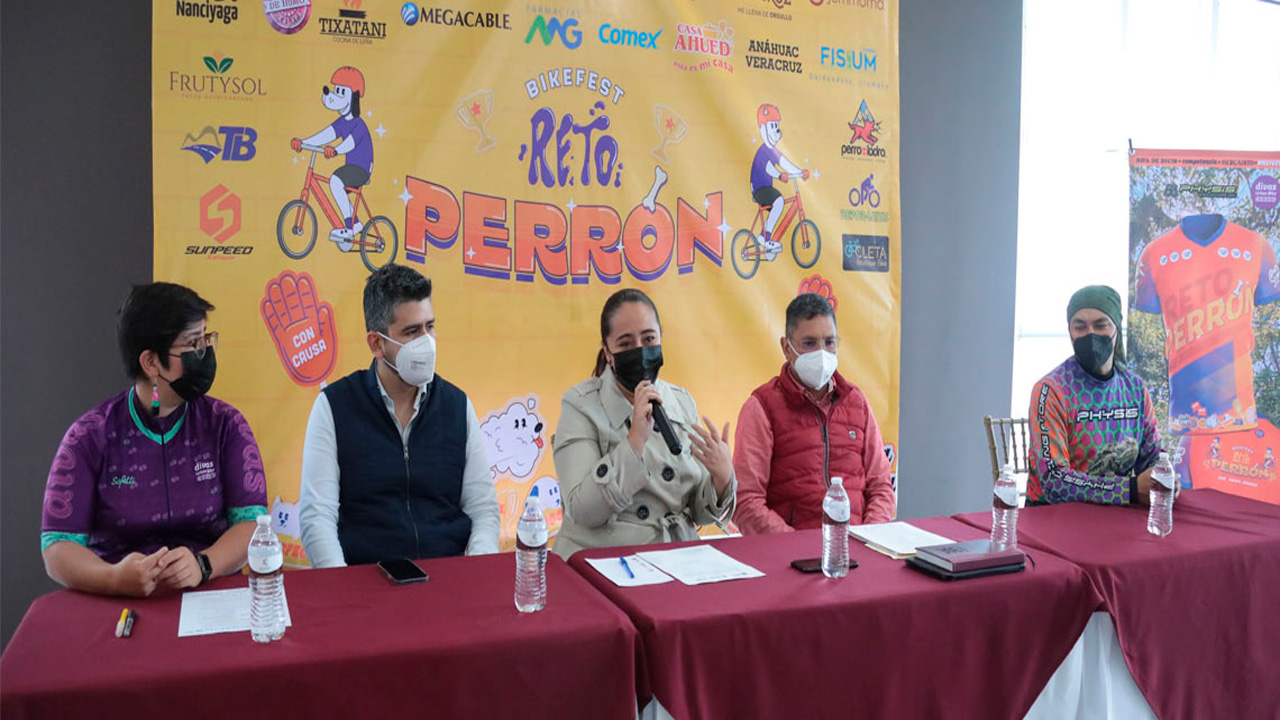 Convoca SECTUR a ciclistas al “Reto Perrón 2022” y así ayudar a los animales vulnerables en el Estado de Veracruz