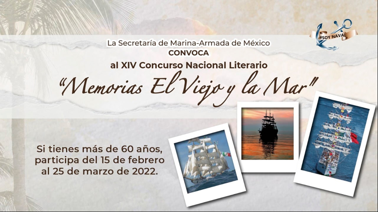 Invita Secretaría de Cultura del estado de Chihuahua a personas mayores a participar en Concurso Nacional Literario “Memorias de El Viejo y la Mar”