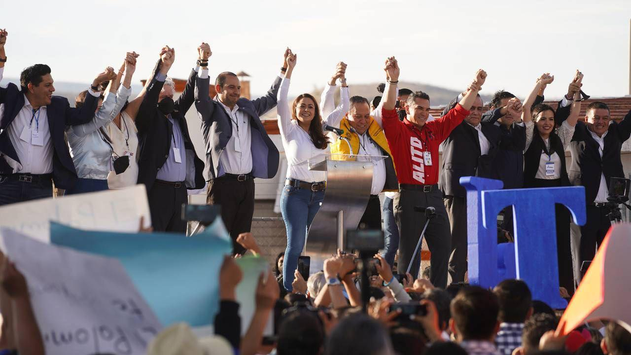 Tere Jiménez se registra como candidata de la coalición "Va por Aguascalientes"