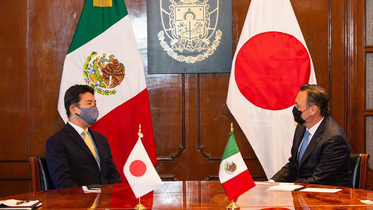 Recibe Gobernador de Querétaro a embajador de Japón en México