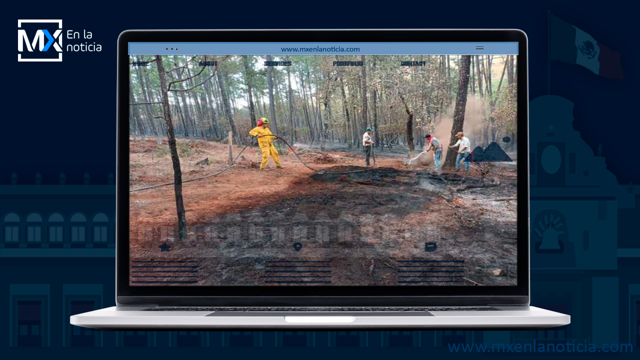 La Coordinación Estatal de Protección Civil, en colaboración con otras instituciones y cuerpos de emergencia, extinguen incendio en Atarjea en el  Estado de Guanajuato