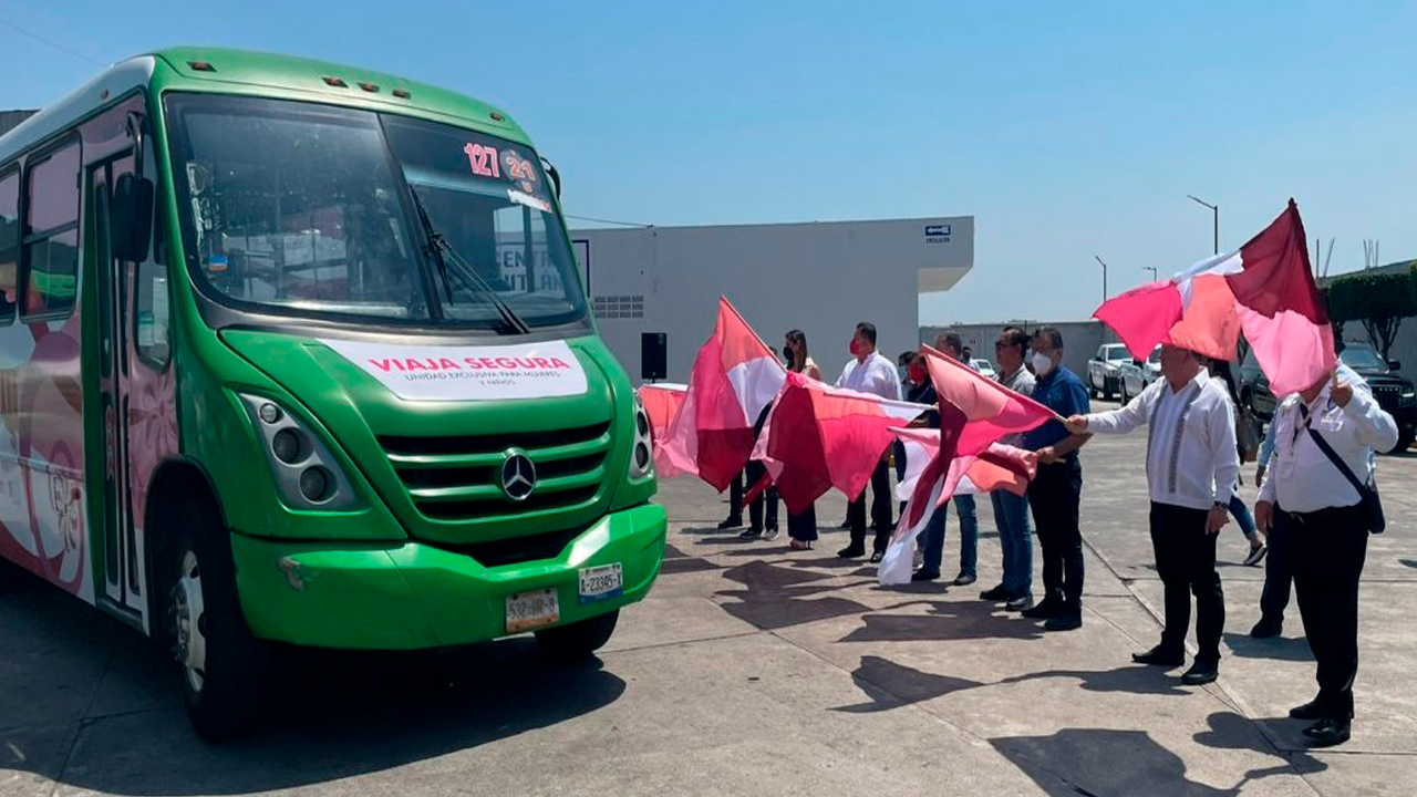 Entra en operación Transporte Mujer Segura, en región Altas Montañas en el Estado de Veracruz