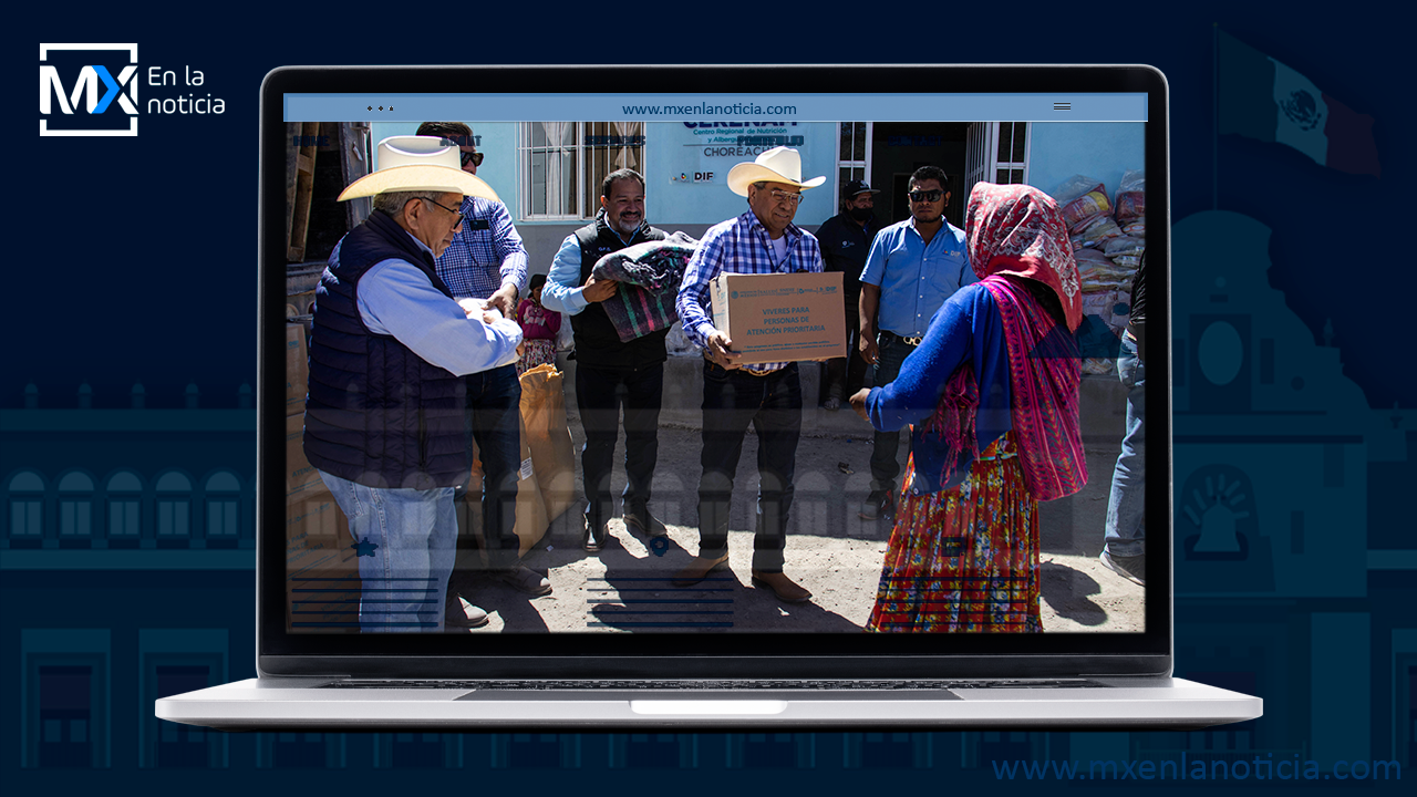 Lleva Estado 8.8 toneladas de apoyo alimentario a familias indígenas de Choreachi en Guadalupe y Calvo del Estado de Chihuahua