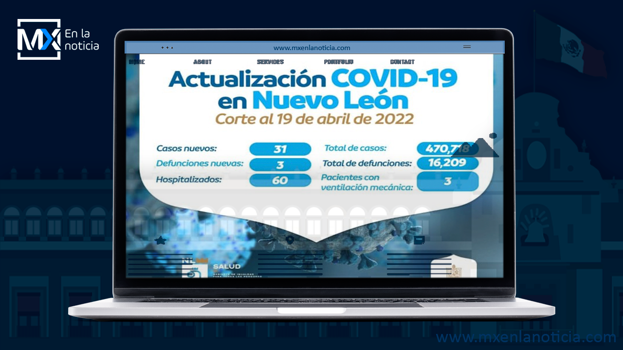 Cifras COVID-19 en Nuevo León 19 de abril de 2022