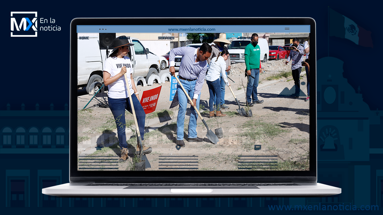 Inician Estado y Asociación Fondo Unido Chihuahua programa de reforestación y rescate de espacios públicos en Juárez Chihuahua