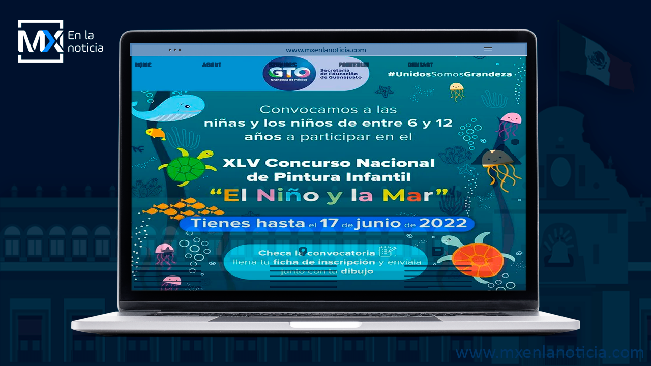 Apoya SEG expresión creativas del Concurso Nacional de Pintura Infantil “El Niño y la Mar” 2022 en el Estado de Guanajuato