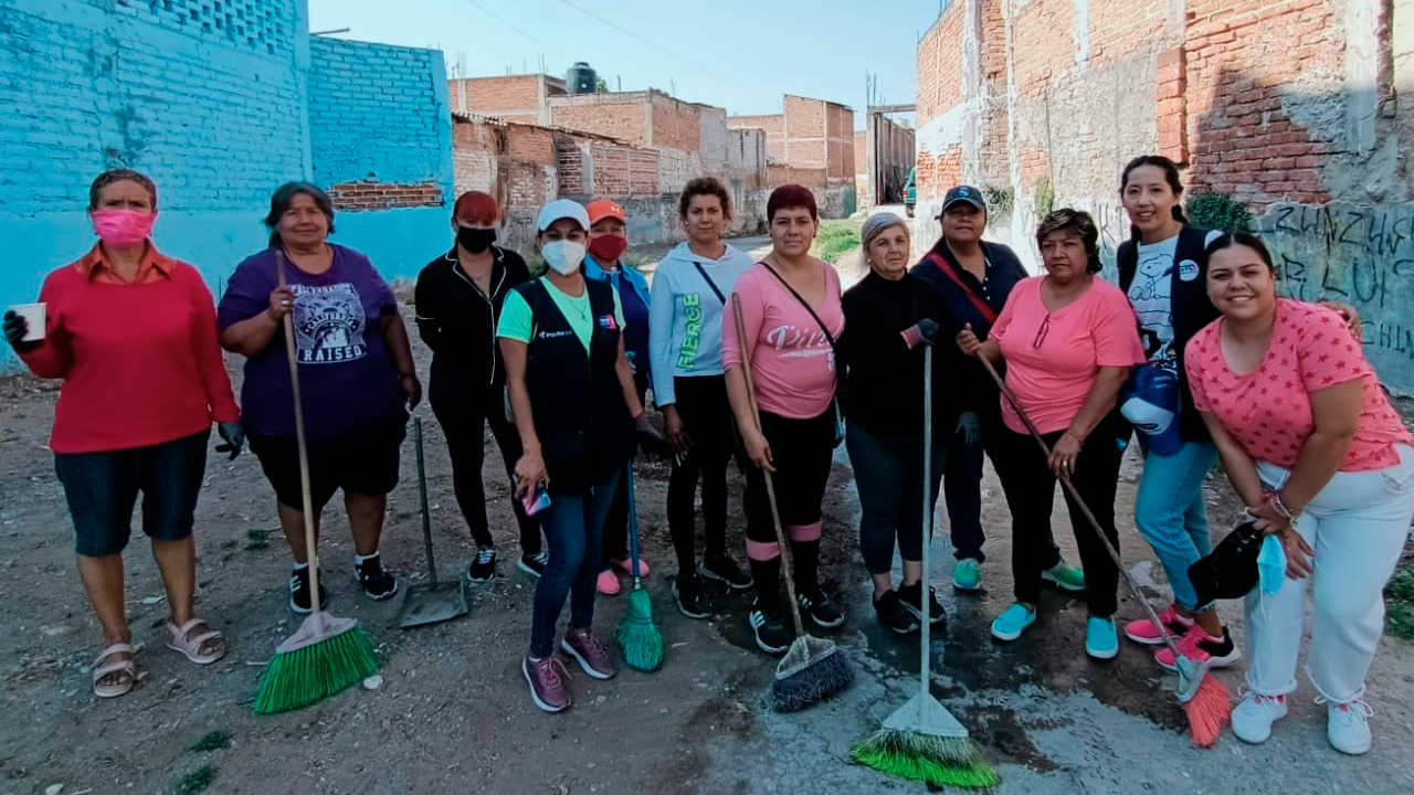 SEDESHU Continúa con acciones comunitarias “Rescatemos nuestro espacio con valor” en el Estado de Guanajuato