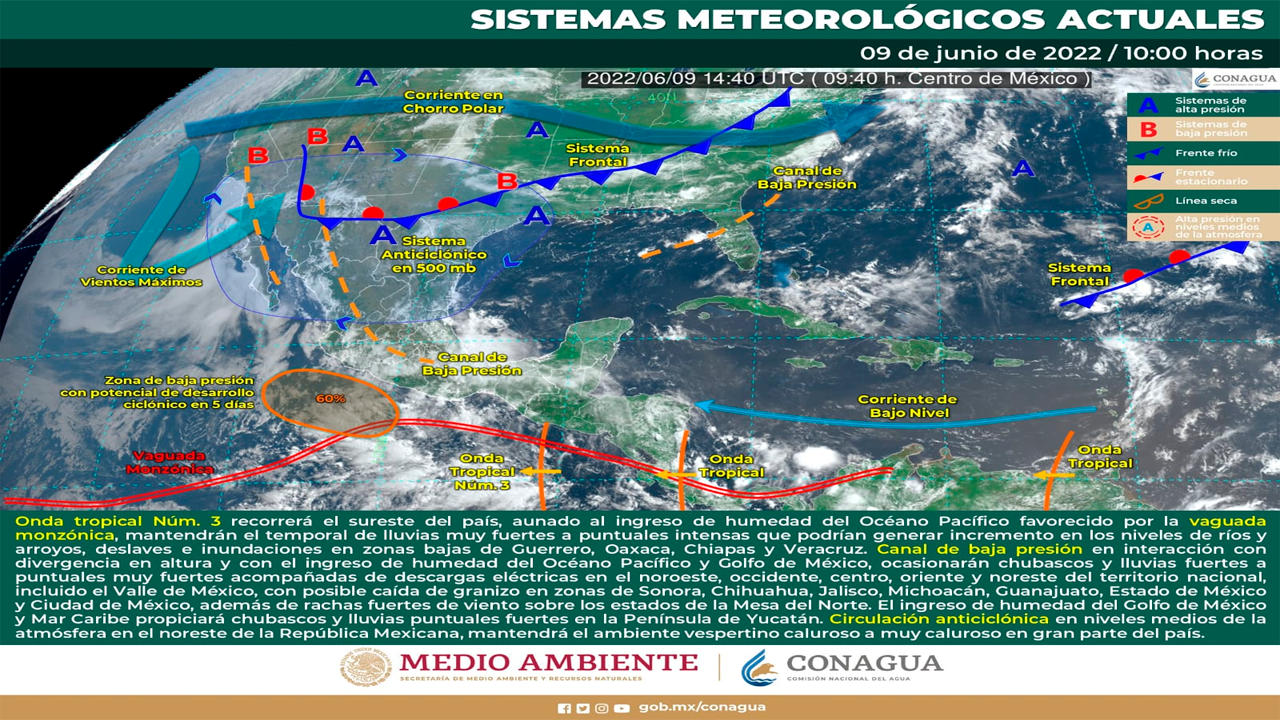 Emite Protección Civil Estatal de Chihuahua aviso preventivo por lluvias en la zona serrana