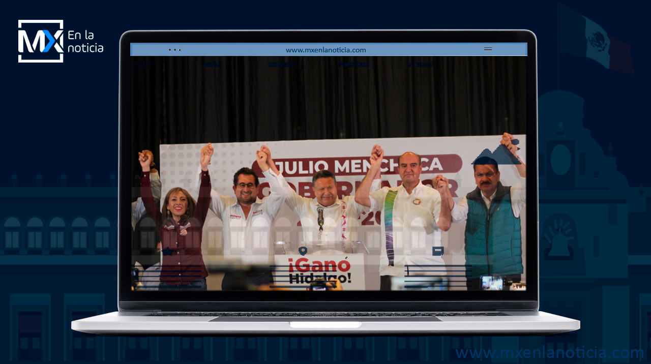 Julio Menchaca, se declara vencedor en la elección para gobernador de Hidalgo