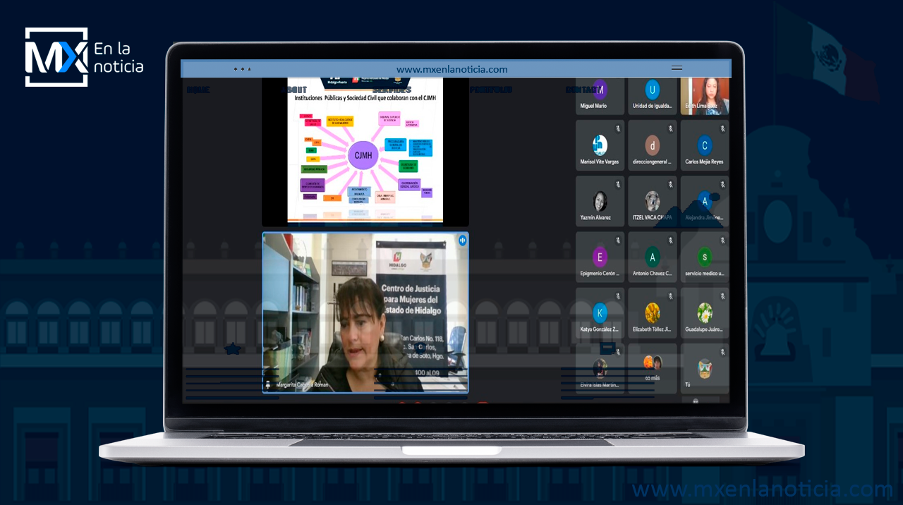 Capacita CJMH a la Universidad Pedagógica Nacional sobre el modelo de atención en favor de las mujeres Hidalguenses
