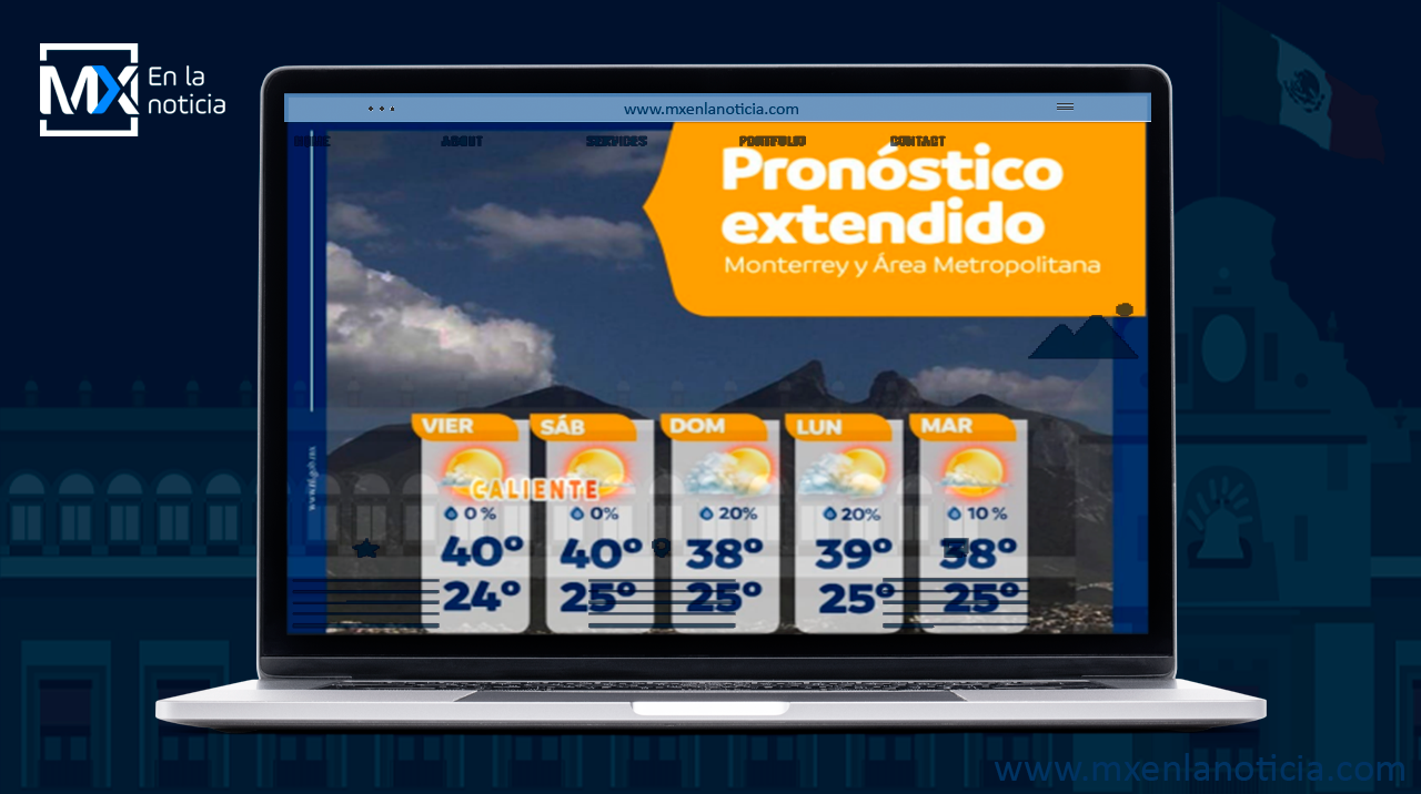 Pronóstico meteorológico extendido del Estado de Nuevo León | 22 al 26 julio 2022