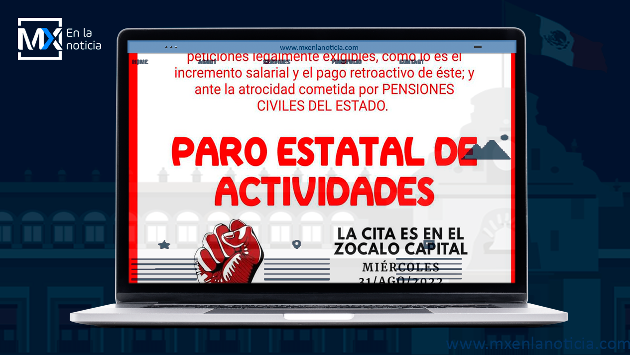 URGENTE: Mañana paran actividades sindicalizados de Pensiones Civiles de Tlaxcala