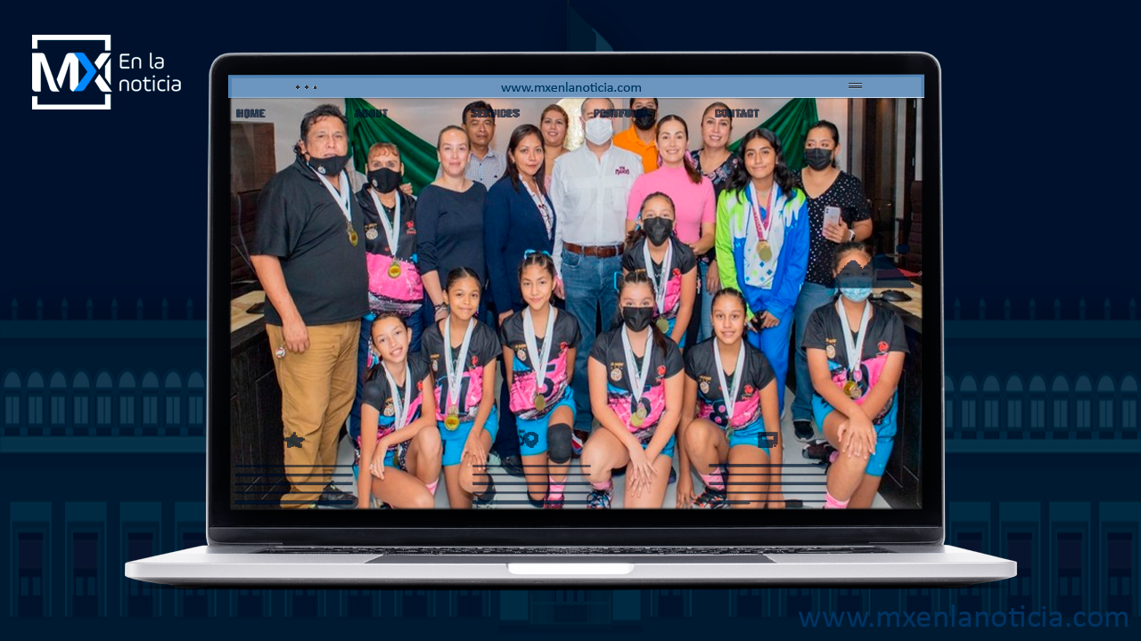 Reconocen en Ciudad Madero Tamaulipas a campeonas nacionales de Voleibol Infantil