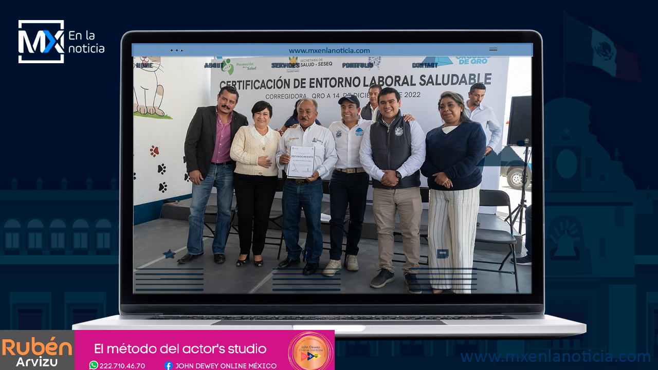 SESA entrega Certificación de Entorno Laboral Saludable al municipio de Corregidora