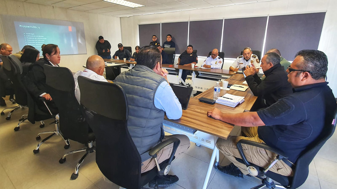 Refuerzan Protección Civil estatal y Bomberos de los municipios de Querétaro coordinación