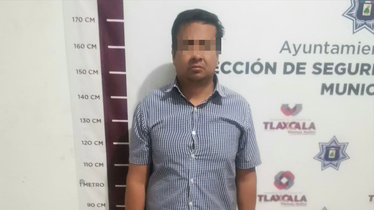 Detiene Policía de Tlaxcala a un individuo por transgredir medidas de protección