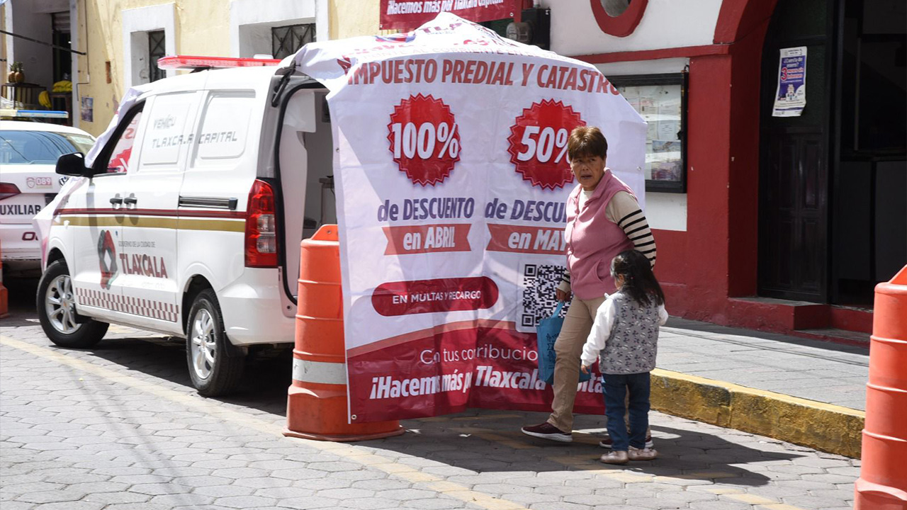 Aplican “Borrón y cuenta nueva” para pago de predial en Tlaxcala Capital