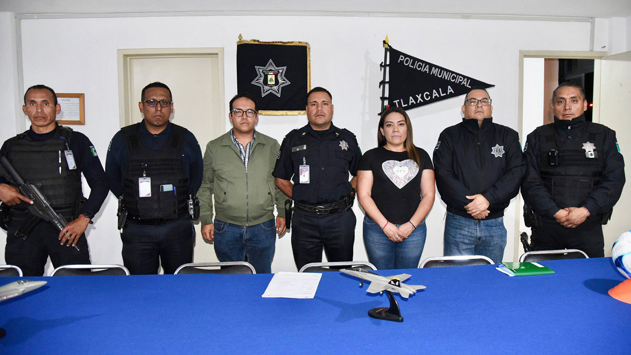 Nombran al comandante José Juan Ortíz encargado de la Policía de la Ciudad de Tlaxcala