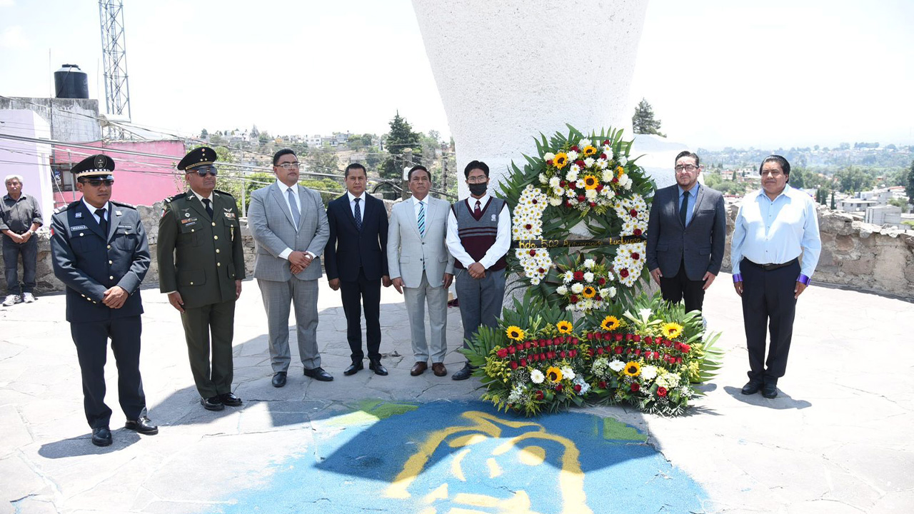 Conmemoran el 502 aniversario luctuoso de Xicohténcatl Axayacatzin