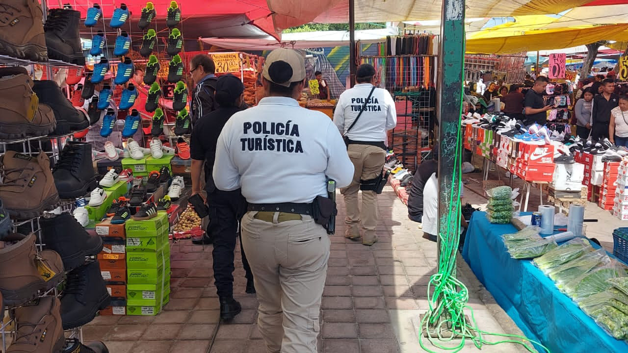 La Dirección de Seguridad Ciudadana y Movilidad del municipio de Tlaxcala, llevó a cabo el operativo “Mercado Seguro”