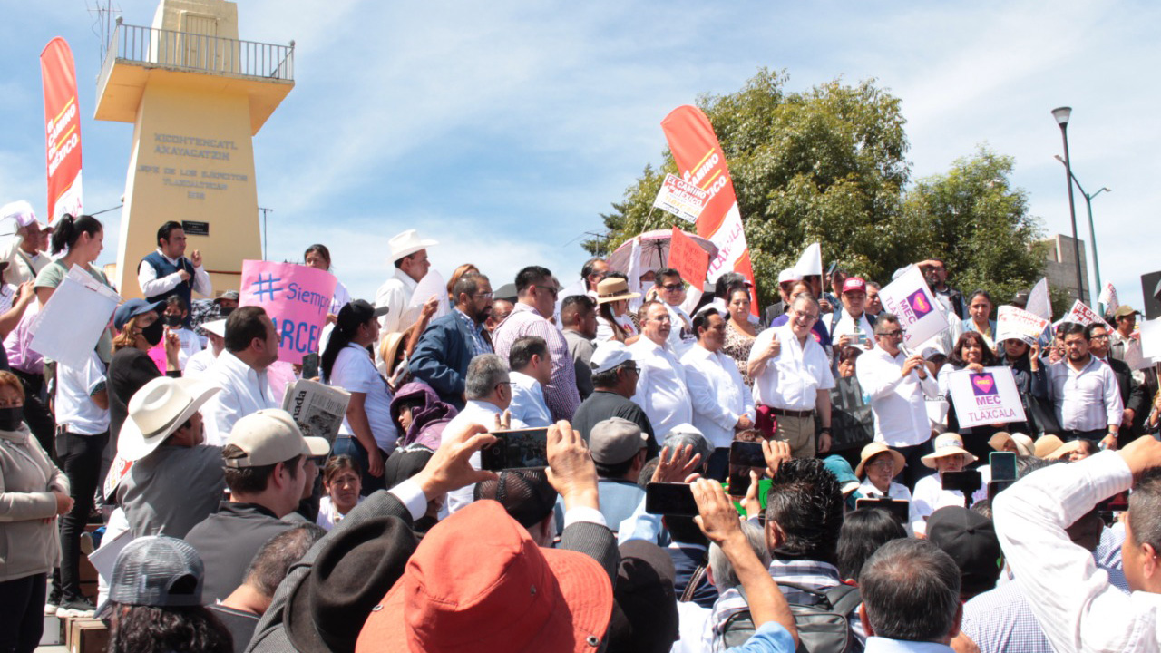 Inicia Marcelo Ebrard en Tlaxcala el movimiento "El Camino de México"