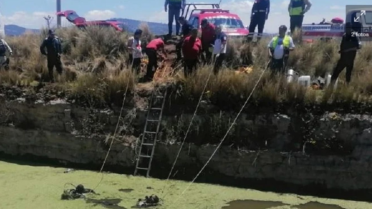 Migrantes colombianos ahogados en jagüey de Tlaxco, Tlaxcala