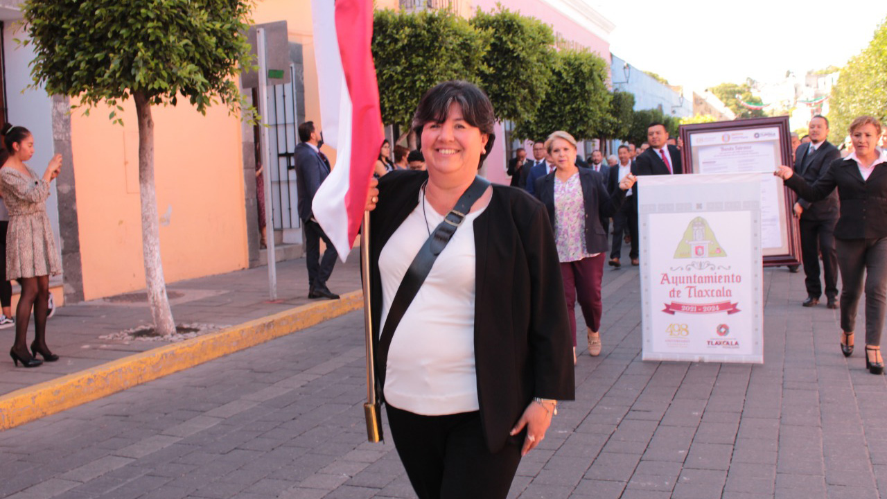 Preside Maribel Pérez Arenas inicio de las festividades por el 498º Aniversario de la Fundación de la Ciudad de Tlaxcala