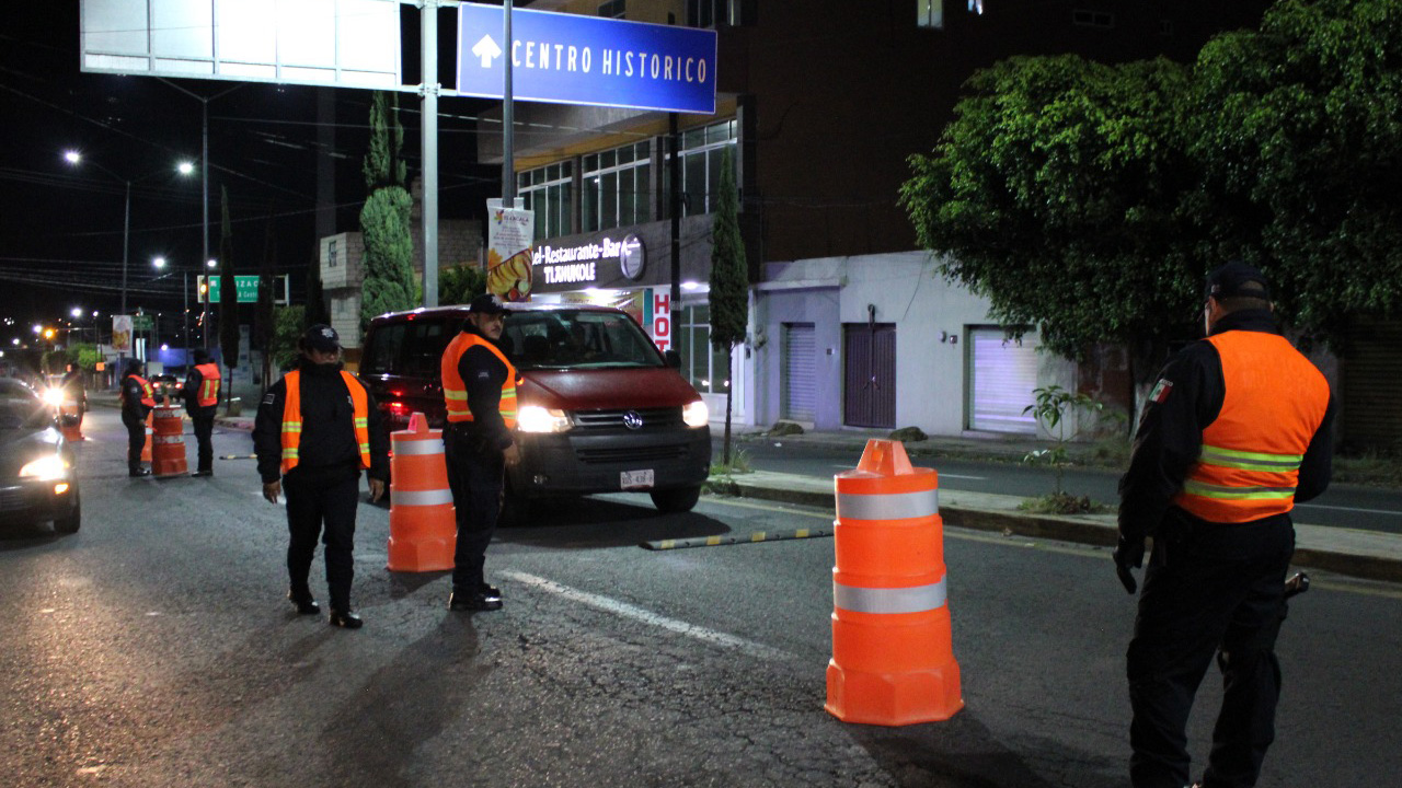 Constata alcaldesa capitalina aplicación de Operativo Alcoholímetro