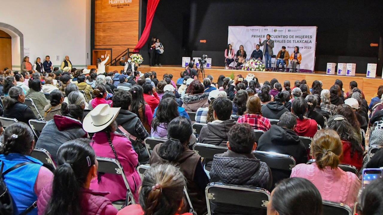 Se realiza en Huamantla primer encuentro de mujeres rurales de Tlaxcala