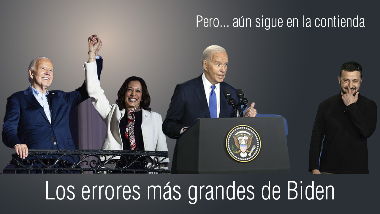 Biden confunde a Kamala Harris con Trump y a Zelensky con Putin en la Otan