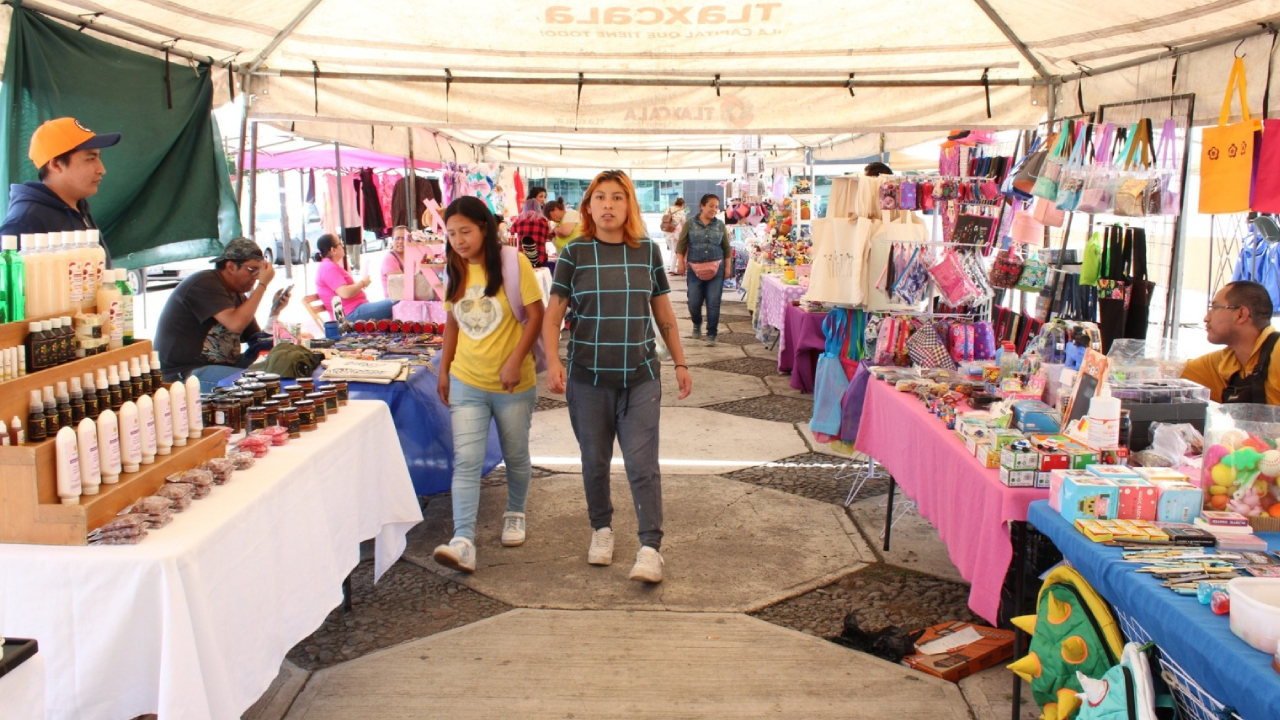 Bazar artesanal y de emprendedores, opción de impulso al sector en Tlaxcala Capital