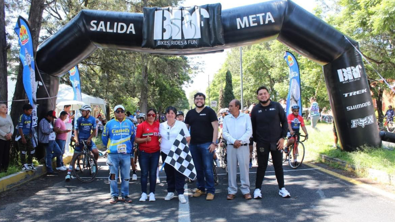 Tlaxcala capital fue sede del campeonato regional de ciclismo infantil