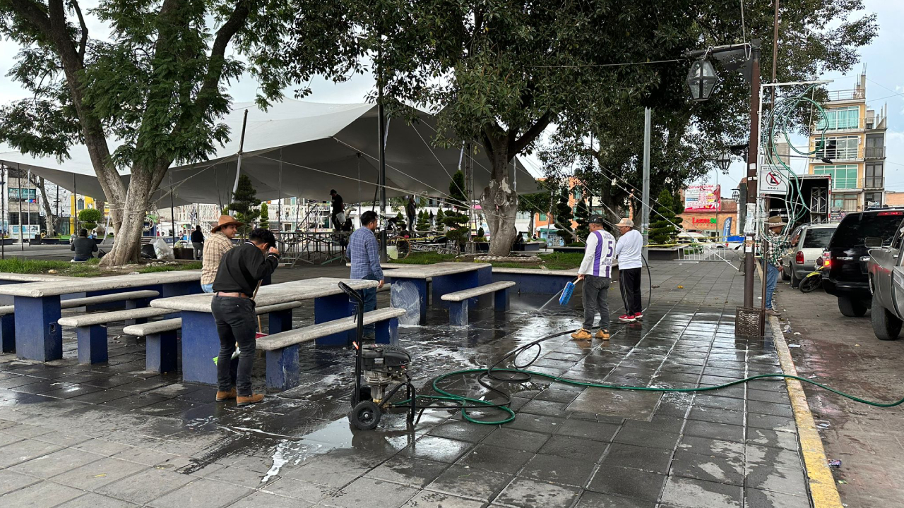 Acciones previas a la Toma de Protesta del Nuevo Gobierno de Zacatelco