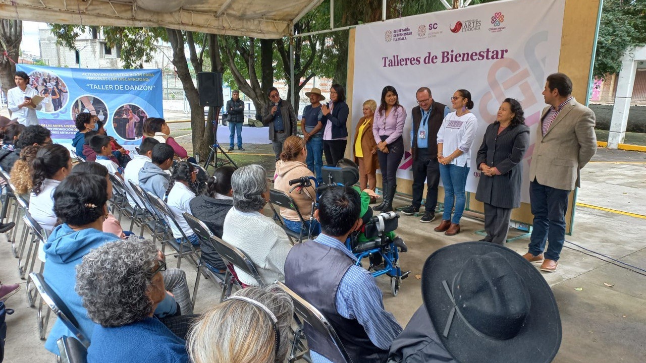 Inauguran Ayuntamiento de Chiautempan y Secretaría de Bienestar Tlaxcala talleres para personas adultas mayores y con discapacidad