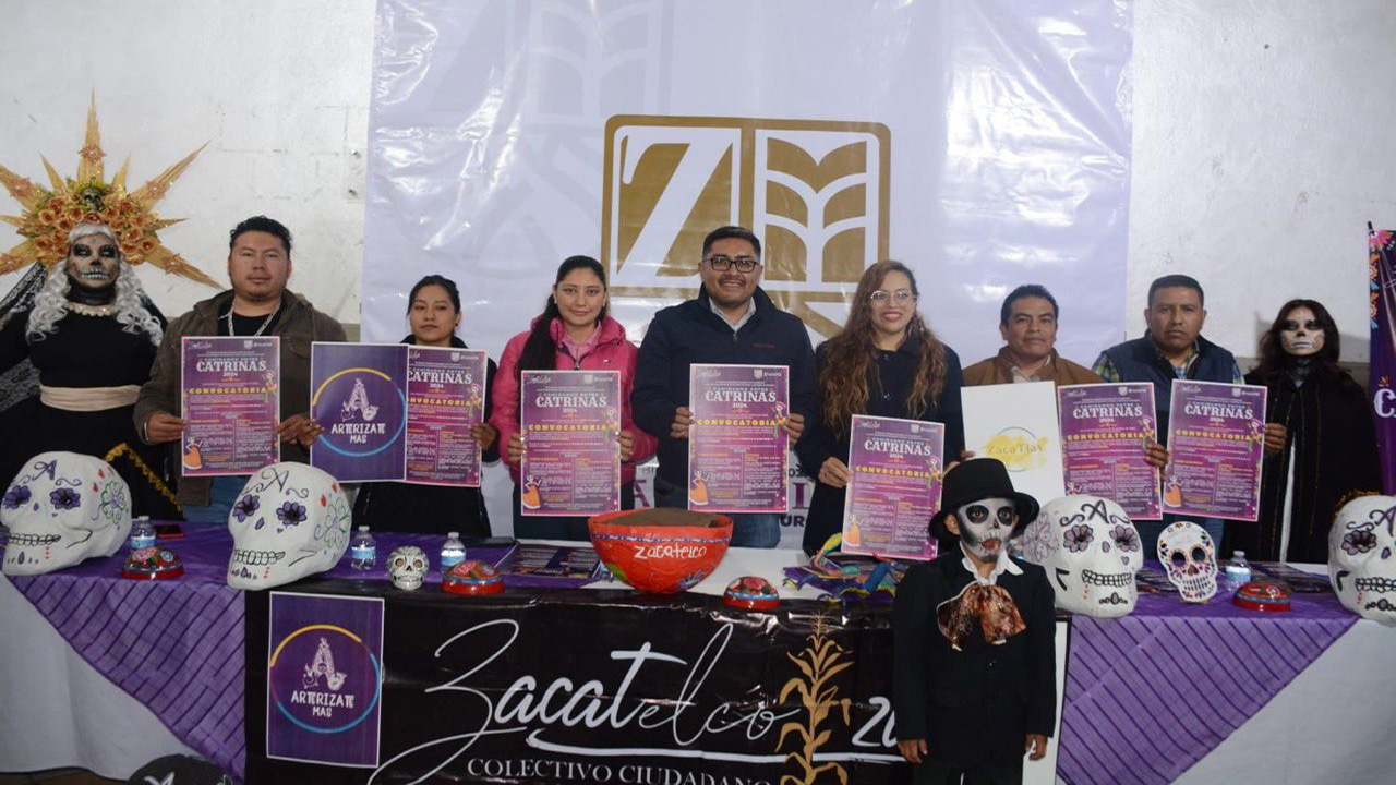 El Colectivo Ciudadano Zacatelco presenta la convocatoria para este emblemático desfile en honor al Día de Muertos.