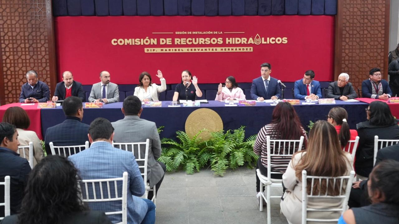 Se instala la Comisión de Recursos Hidráulicos de la LXV Legislatura