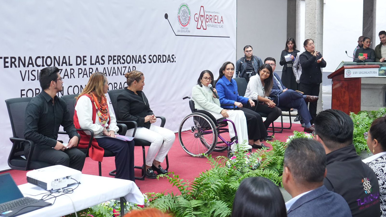 Se conmemora en el Congreso del Estado el  Día Internacional de las Personas Sordas