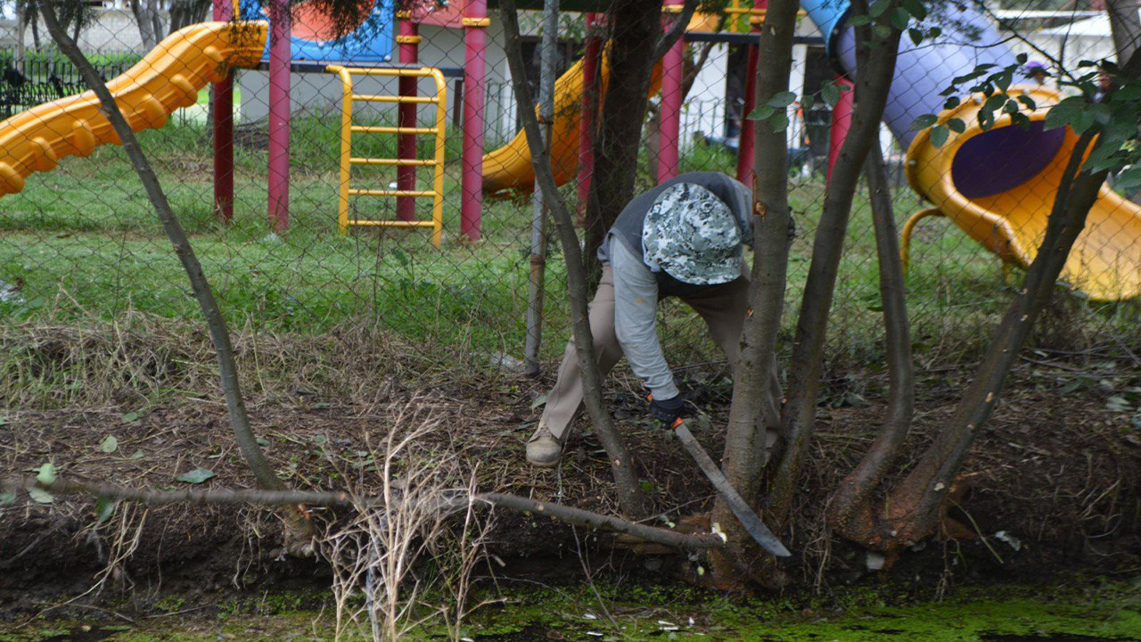 Comienzan los trabajos de rescate y embellecimiento del parque ecológico “Los Ladrillos”.