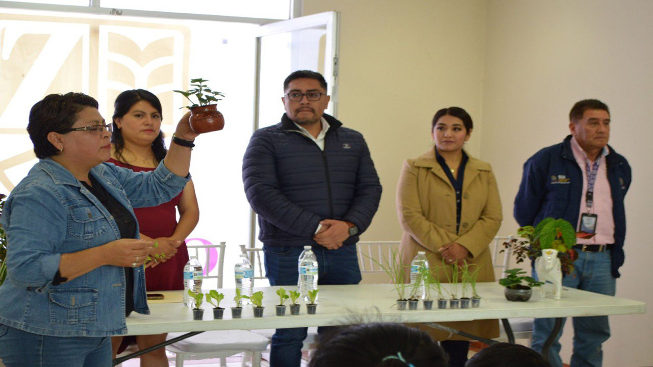 Con éxito, inició el curso de “Asesoría y Capacitación de Huertos Familiares” en Zacatelco.