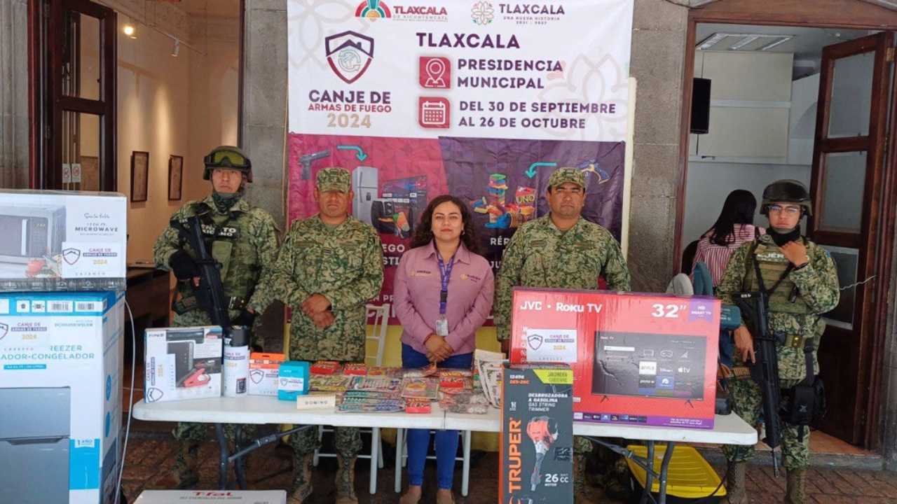 Exitosa la Campaña de Canje de Armas 2024 en Tlaxcala de Xicohténcatl