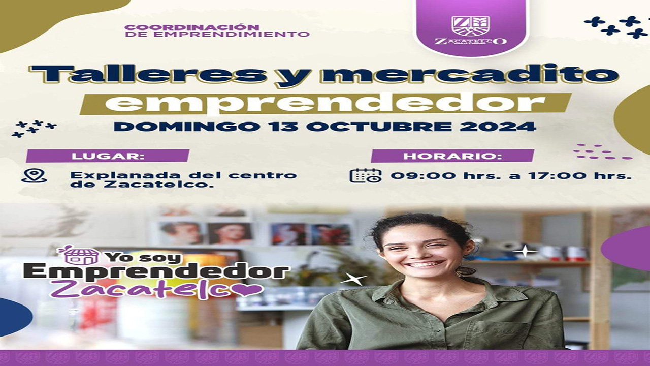 Asiste al primer "Mercadito Emprendedor" en Zacatelco y apoya el consumo local.