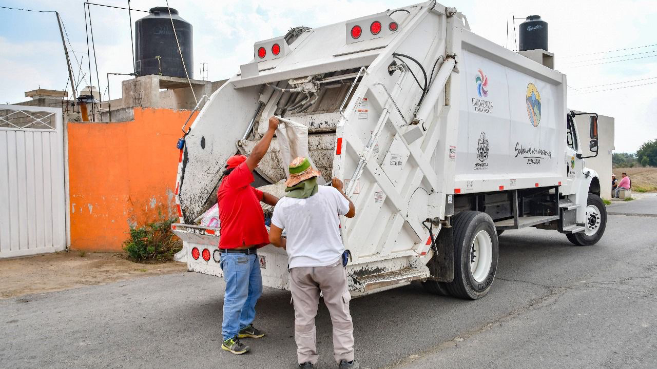 Por lluvias se interrumpen en Huamantla recorridos en rutas recolectoras de basura