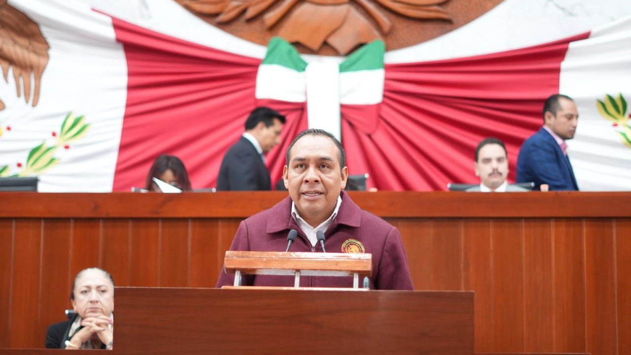 Presenta diputado Miguel Ángel Caballero Yonca Iniciativa para expedir Ley del Servicio Profesional de Carrera Policial en Tlaxcala