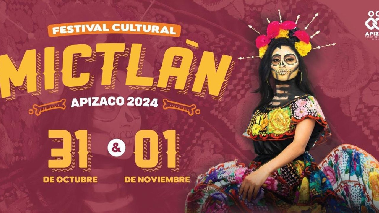 EL H. Ayuntamiento de Apizaco invita a celebrar el Día de Muertos en el Festival Cultural Mictlán 2024