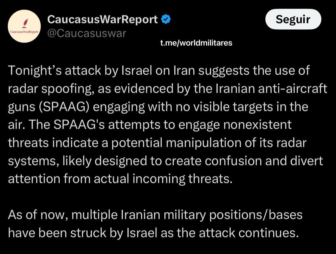 Ataques Nocturnos de Israel Sugieren Manipulación de Sistemas de Radar Iraníes