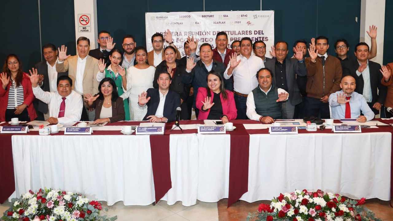 Chiautempan Sede de la Primera Reunión de Titulares del Sector Económico