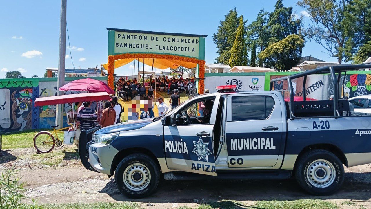 Registra saldo blanco celebración de día de muertos en APIZACO