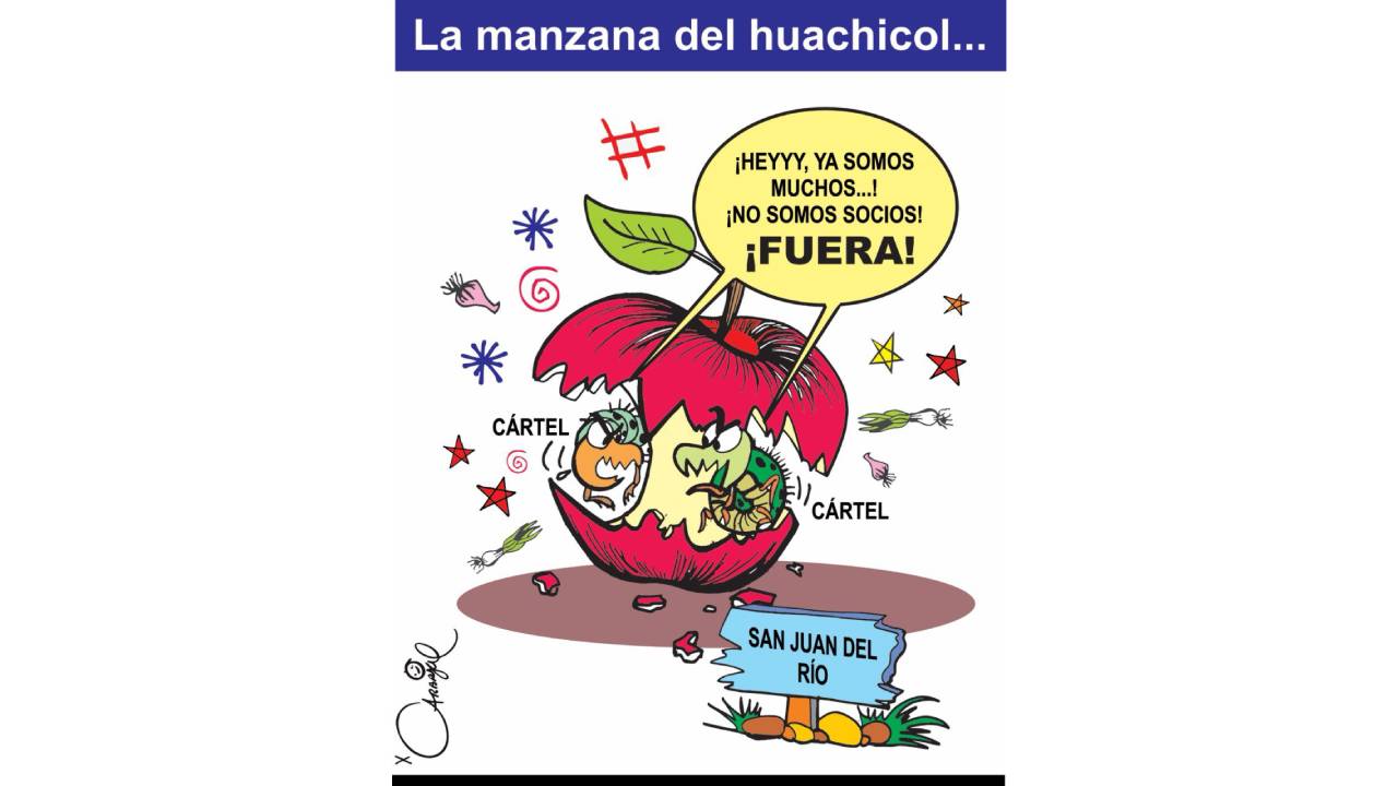 La manzana del huachicol...