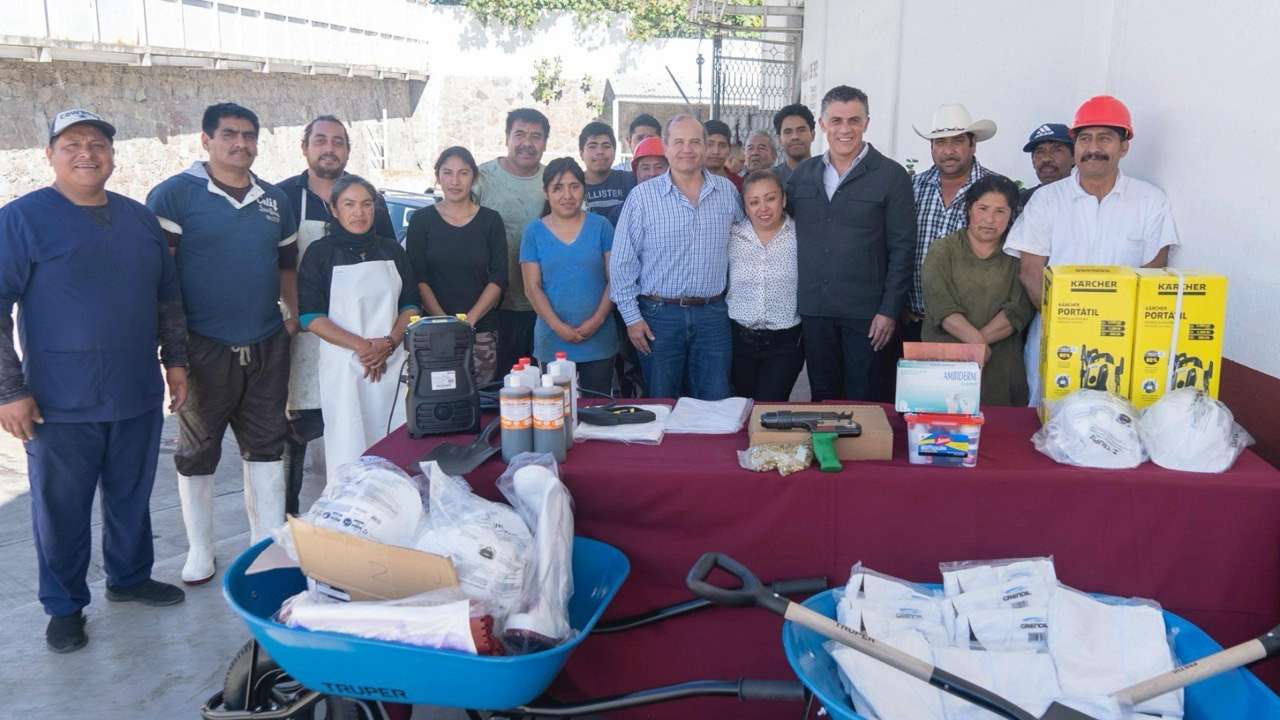 El Ayuntamiento de Tlaxcala fortalece el Rastro Municipal con entrega de herramientas e insumos