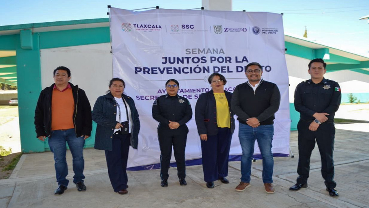 Arranca la semana “Juntos por la Prevención” en la secundaria Zacatelco.